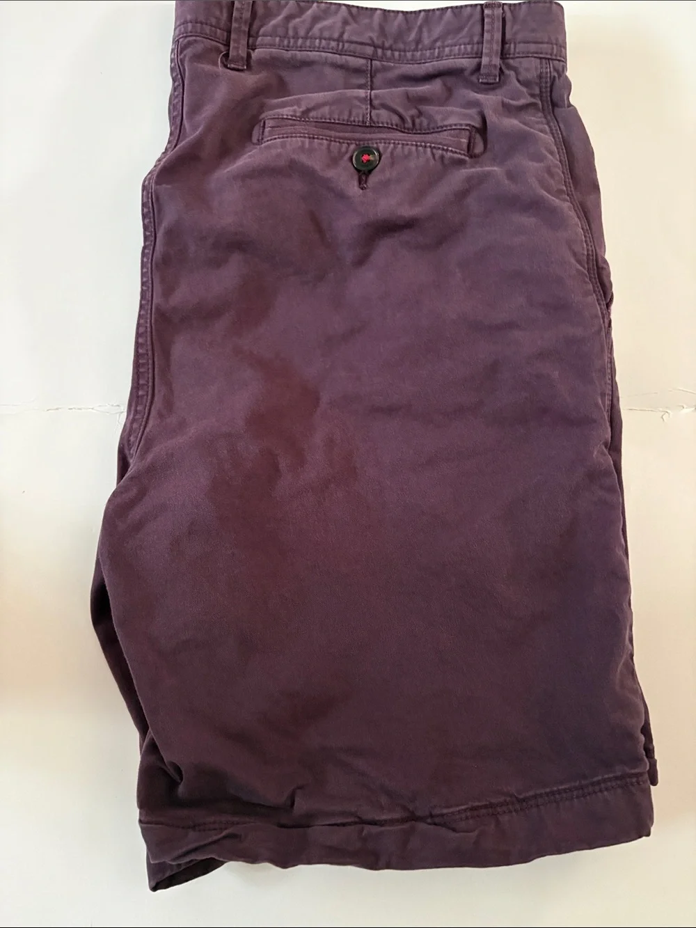 Michael Kors Women's Flat Front Chino Shorts - Plum